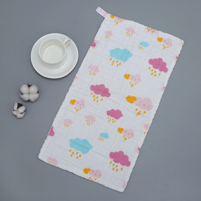 Adorable Cartoon Cotton Baby Burp Cloths Soft Absorbent Accessories for Newborns|Baby Accessories