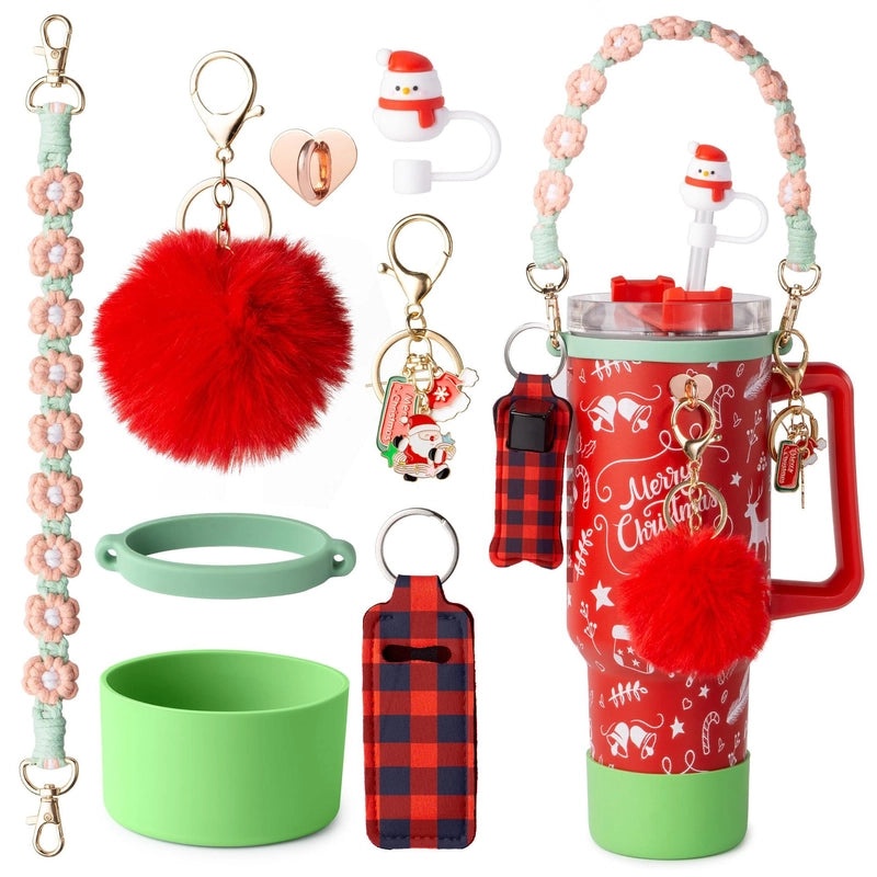 Multicolor Nylon Plush Silica Gel Straw Caps Set for Casual and Elegant Drinkware | Kitchen & Dining Accessories