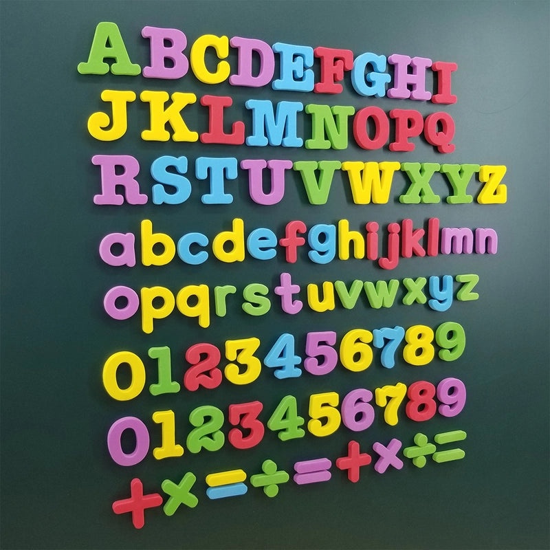 Magnetic English Alphabet and Numbers Refrigerator Stickers for Kids|Early Education Toys