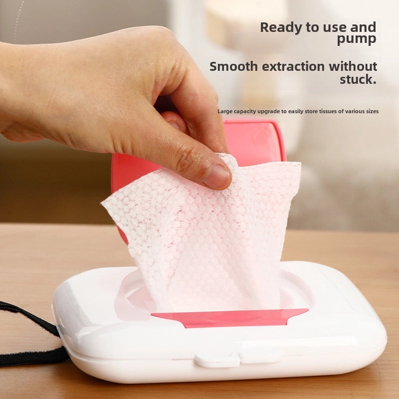 Portable Baby Wet Tissue Holder for Travel Stroller and Bed | Baby Care Accessories