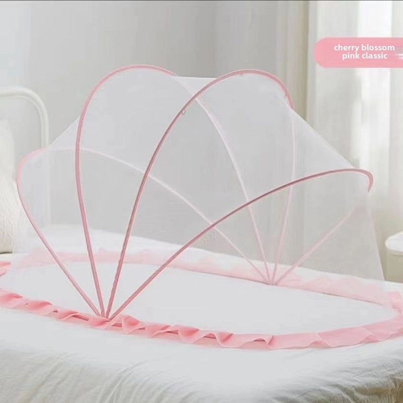 Foldable Baby Mosquito Net | Portable Sun-proof Insect Cover for Kids | Bottomless, Installation-free Children’s Mesh Bag | Baby Accessories