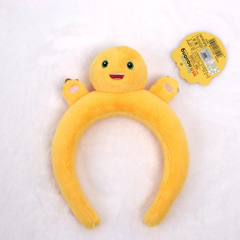Adorable Milk Dragon Plush Non-slip Hairband for Women | Hair Accessories