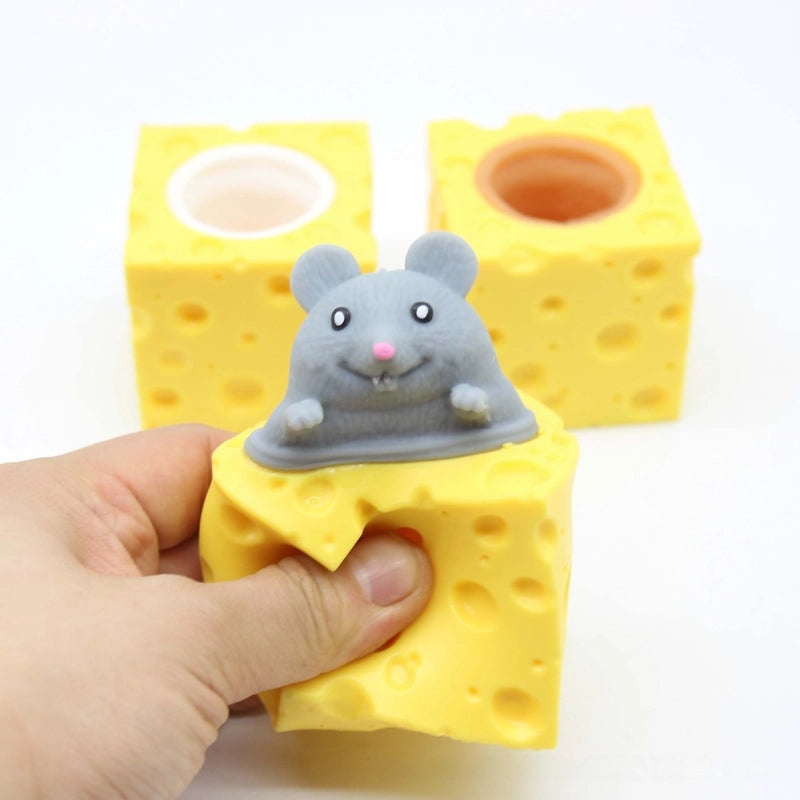 Cute Cheese Mouse Squeeze Toy|Stress Relief Toy