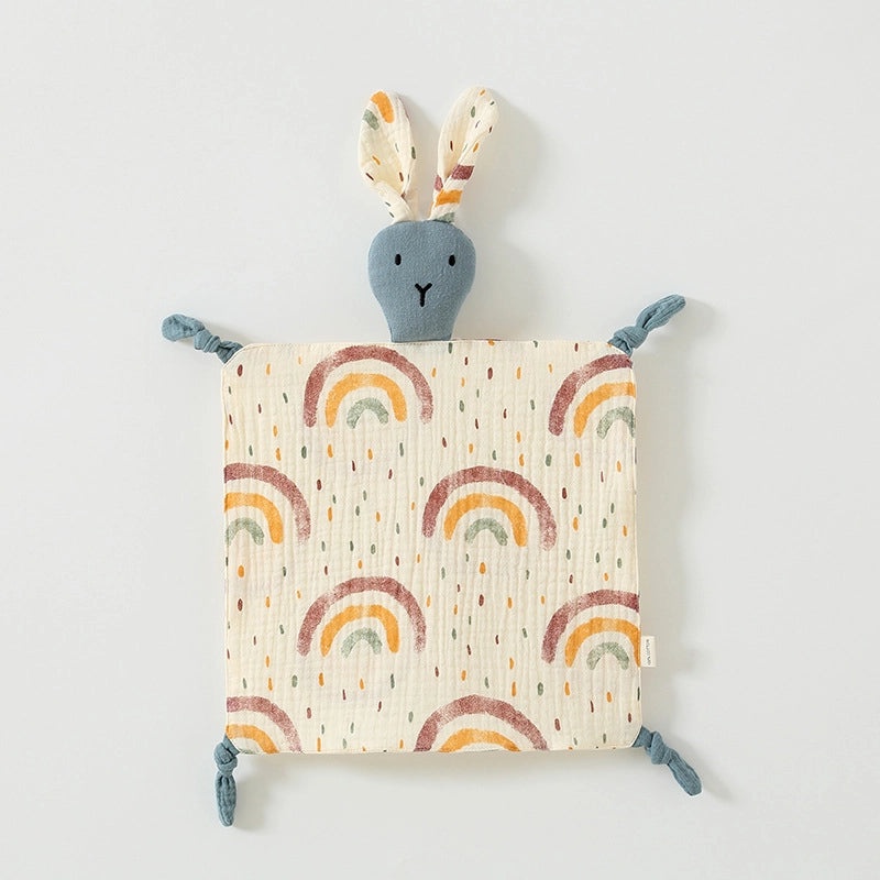 Soft Cotton Baby Rabbit Soothing Doll Blanket with Antennae | Baby Comfort Toys