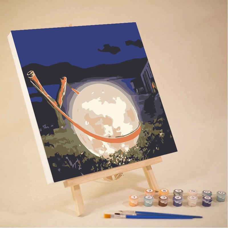 10-12 Color High Quality Pigment Set for DIY Digital Oil Painting Landscape | Painting Supplies