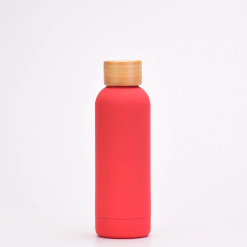 304 Stainless Steel Insulated Sports Water Bottle with Bamboo Lid Large Capacity Portable | Sports & Outdoors