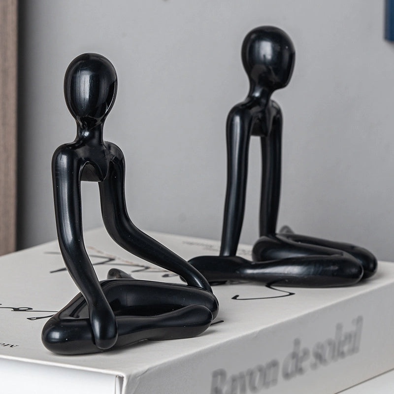 Abstract Thinker Figurine Small Plastic Art Decor|Home Decor