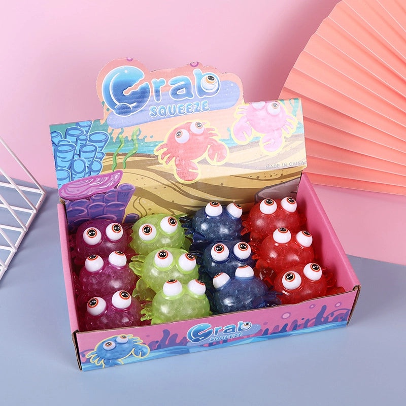 Crab and Frog Fidget Toys for Stress Relief Made of Soft TPR Material|Fidget Toys & Stress Relief