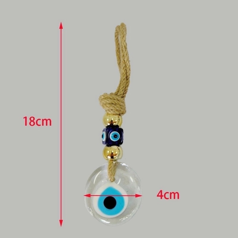 Devil's Eye Heart Glass Pendant Charming Artificial Decoration for Accessories|Jewelry & Accessories
