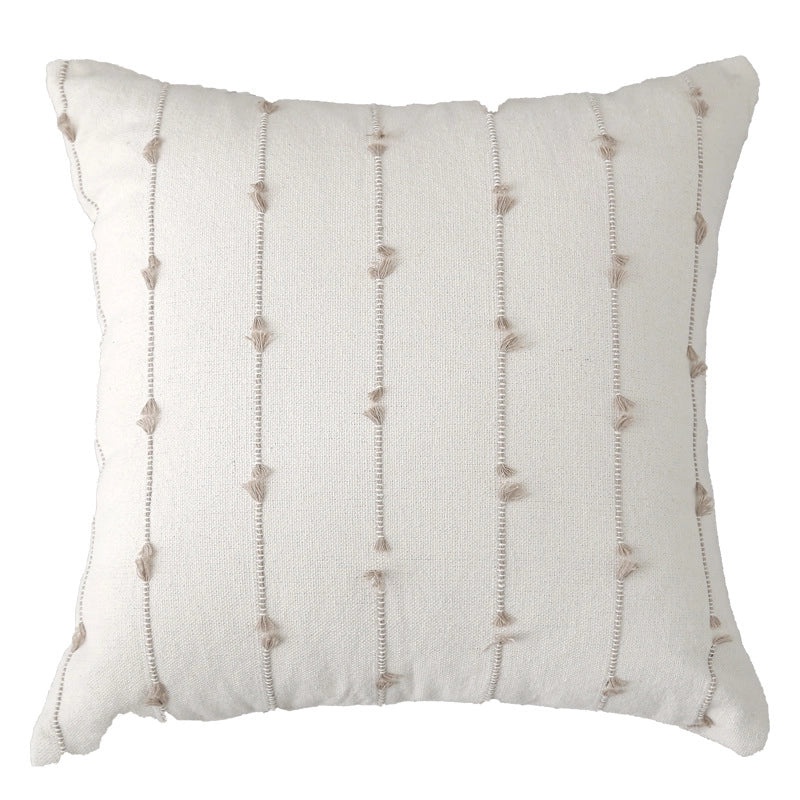 Striped Heart Pattern Polyester Pillow Covers for Bedding | Home Decor & Bedding