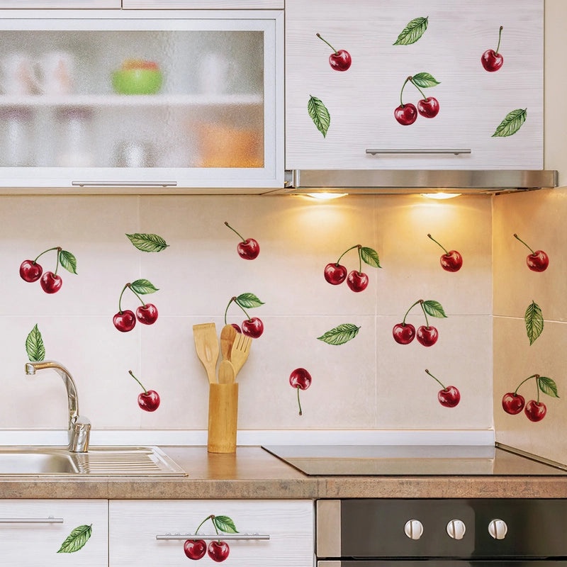 Cherry PVC Wall Decal for Windows|Home Decor & Accessories