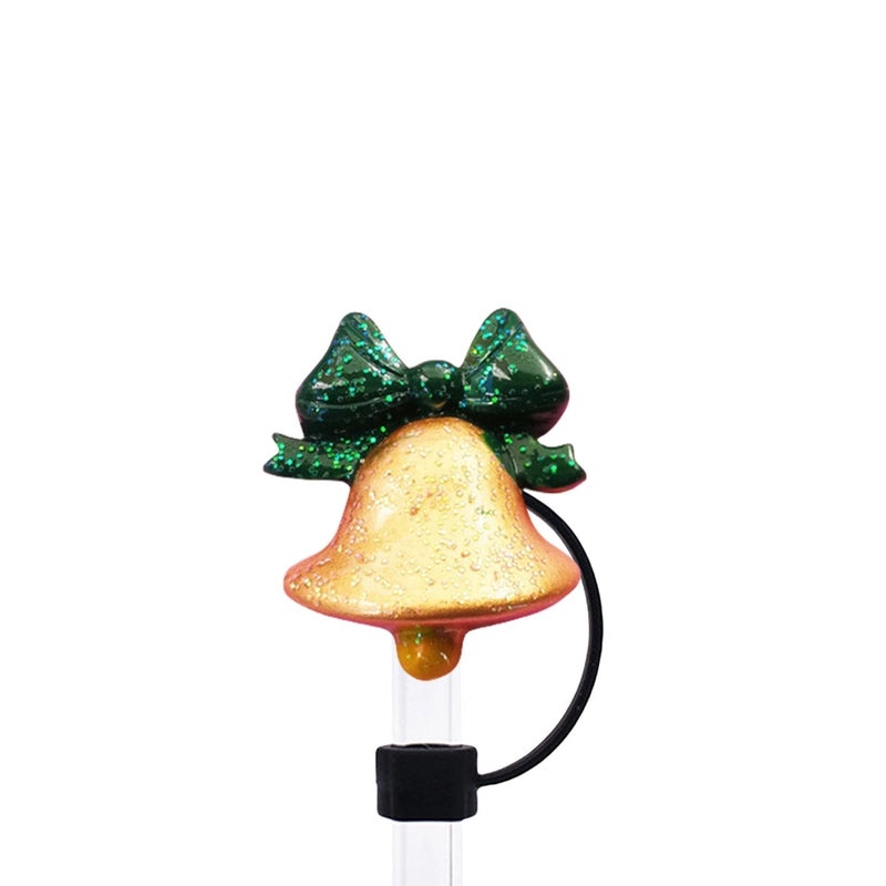 Multicolor Christmas Straw Caps Set 10 PCS | Drink Accessories & Barware