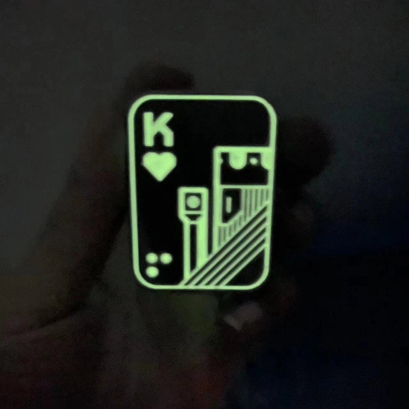 Magnetic Metal Fingertip Gyro Decompression Toy EDC Push Card Three-layer Sound Wave Pop Coin|EDC Toys & Gadgets