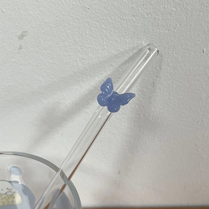 Animal Design Glass Drinking Straw | Kitchen & Dining Accessories