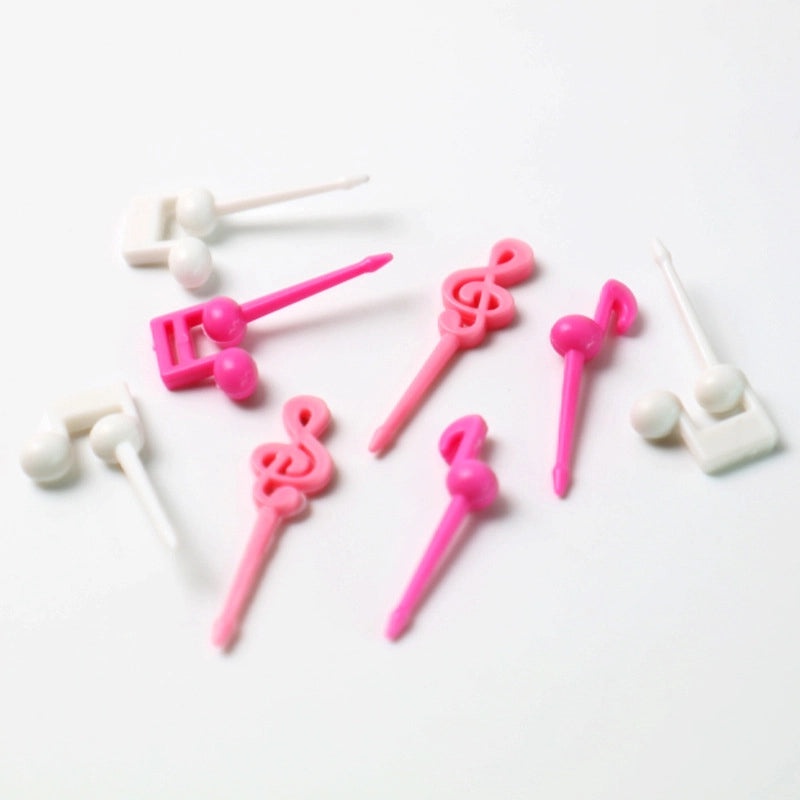 Cartoon Fruit Mini Fork Japanese Style Cute Kids Snack Pick|Kitchen & Dining Accessories