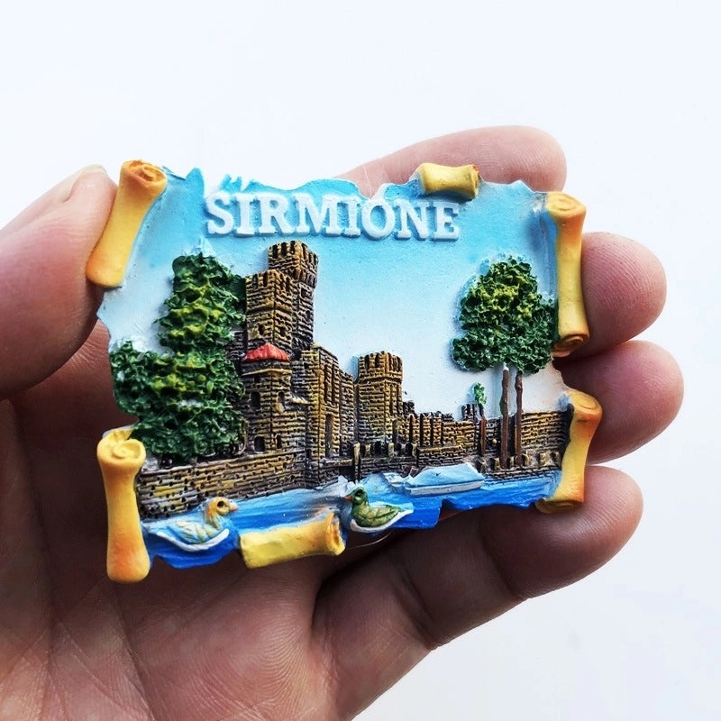 3-Piece Retro Streetwear Color Block Synthetic Resin Magnets Set|Home Decor & Magnets