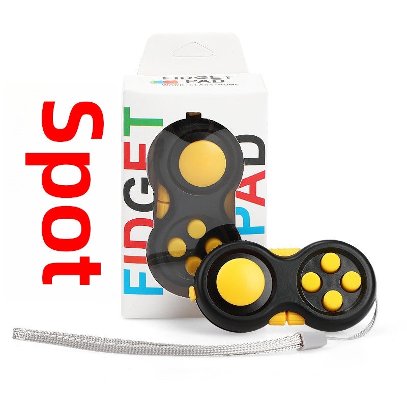 Second Generation Rubik's Cube Stress Relief Fidget Button Handle Toy | Fidget Toys & Stress Relief Gadgets