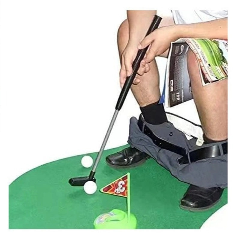 Mini Toilet Golf Set|Novelty Golf Toys