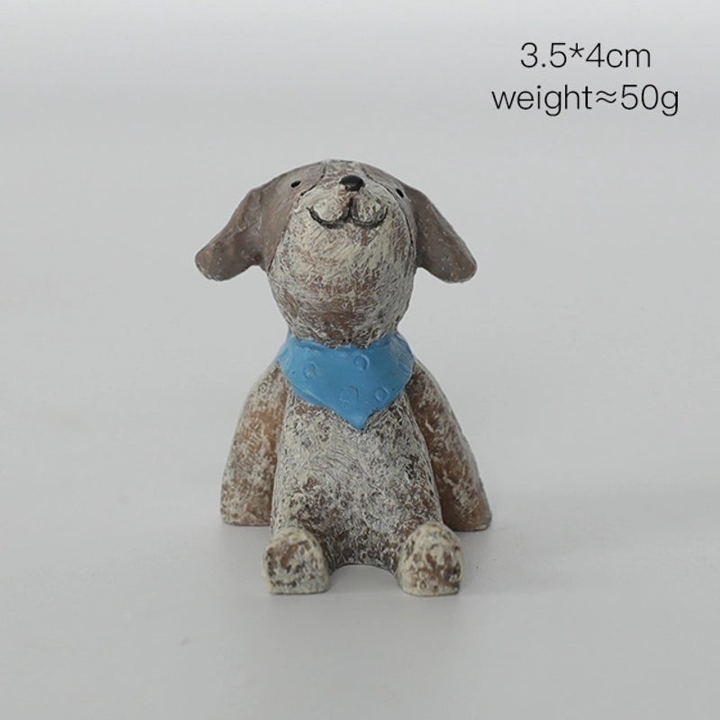 Adorable Cartoon Resin Figurines Decorative Artificial Ornaments for Home|Home Decor