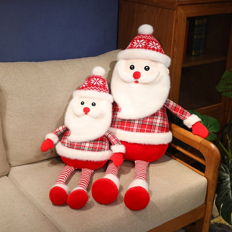 Christmas Santa Claus Plush Stuffed Toys Soft PP Cotton Holiday Gifts|Plush Toys & Stuffed Animals