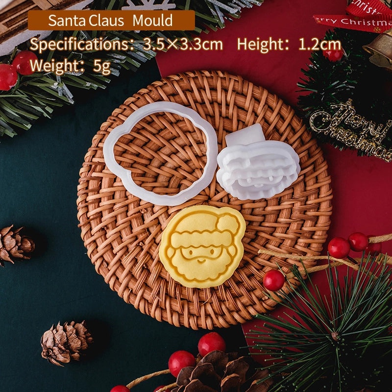 Christmas Themed Santa Claus Christmas Tree PLA Plastic Bakeware Mold | Bakeware & Kitchen Tools