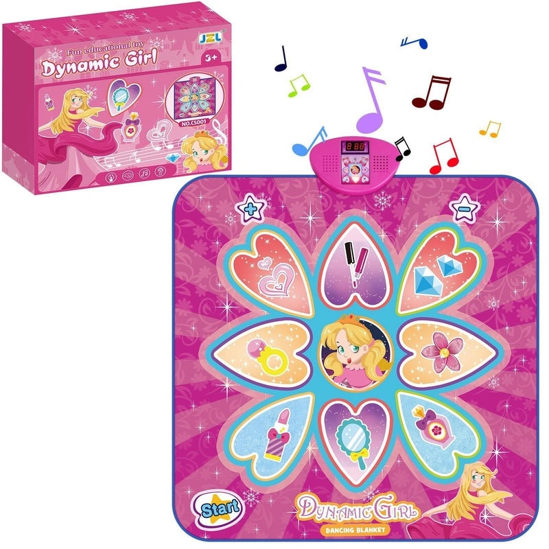 Children's Interactive Dance Mat with Music Pedals Multi-Function Fitness and Educational Play Toy | Early Education Toys