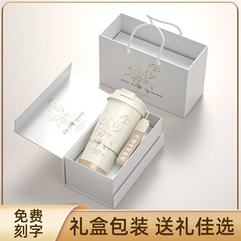 Retro Letter 201 & 304 Stainless Steel Water Bottles for Christmas Valentine New Year | Drinkware & Accessories