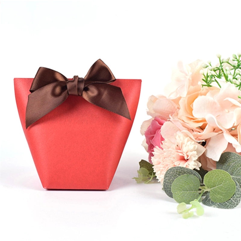 Luxury Red Pearl Jewelry Box for Wedding Candy Lipstick Packaging | Wedding Accessories