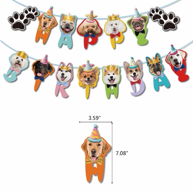 Cute Dog Emulsion Paper Hanging Ornaments for Holiday Party Decorations|Party Supplies & Decorations
