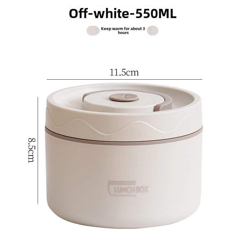 304 Stainless Steel Double-layer Insulated Lunch Box with Lid Portable Sealed Multi-compartment Food Container|Lunch Boxes & Containers