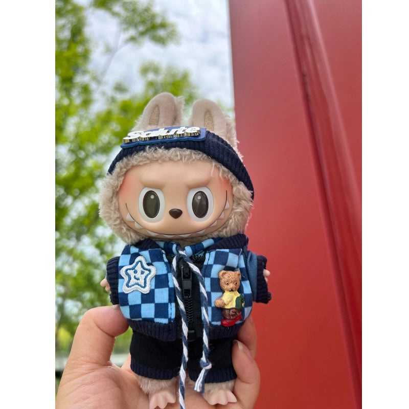 17cm Vinyl Blind Box Doll Pendant for Trendy Vest Sweater Suit | Fashion Accessories