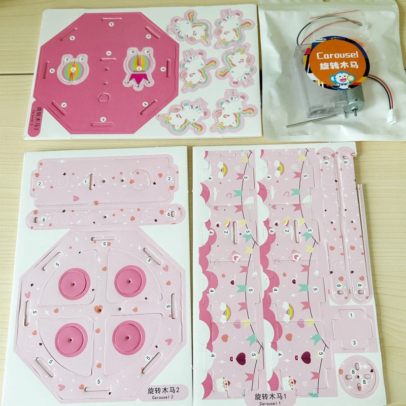 Educational Carousel Paper Toy Set | Learning & Educational Toys