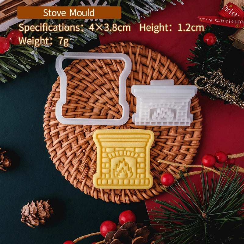 Christmas Themed Santa Claus Christmas Tree PLA Plastic Bakeware Mold | Bakeware & Kitchen Tools