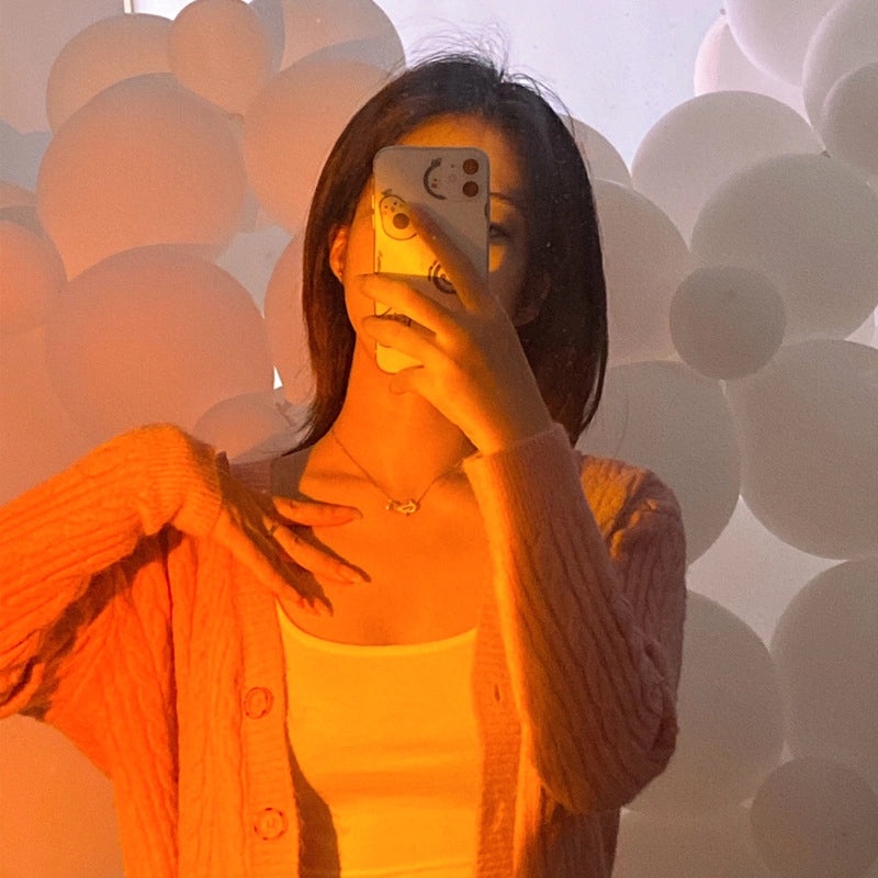 Sunset Glow LED Mood Lamp RGB Remote Control Little Demon Style Photography Light|Home Decor & Lighting