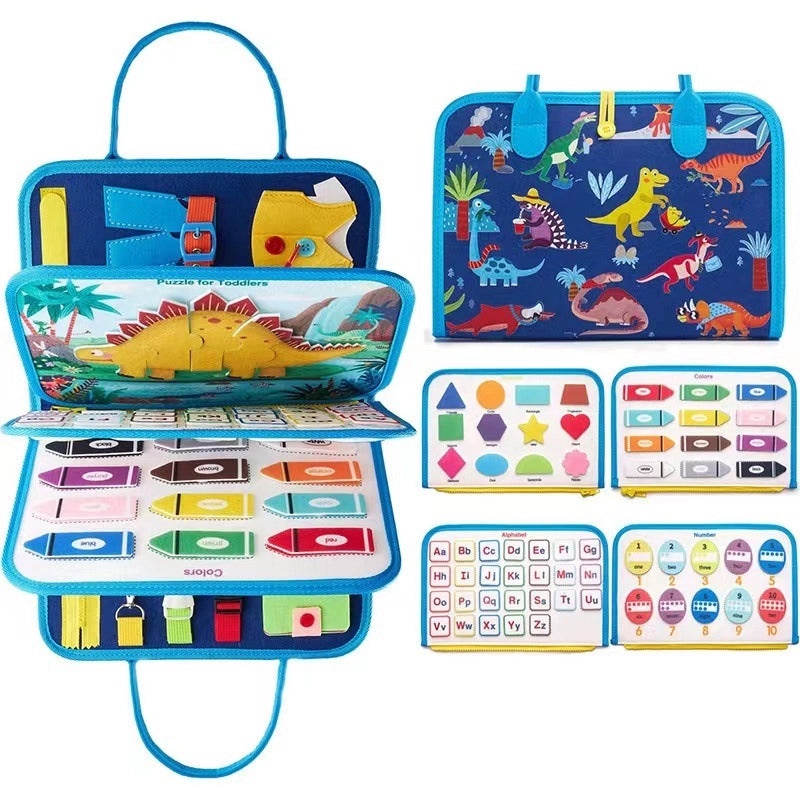 Soft Animal Felt Book for Toddlers 3-6 Years|Educational Baby Toys