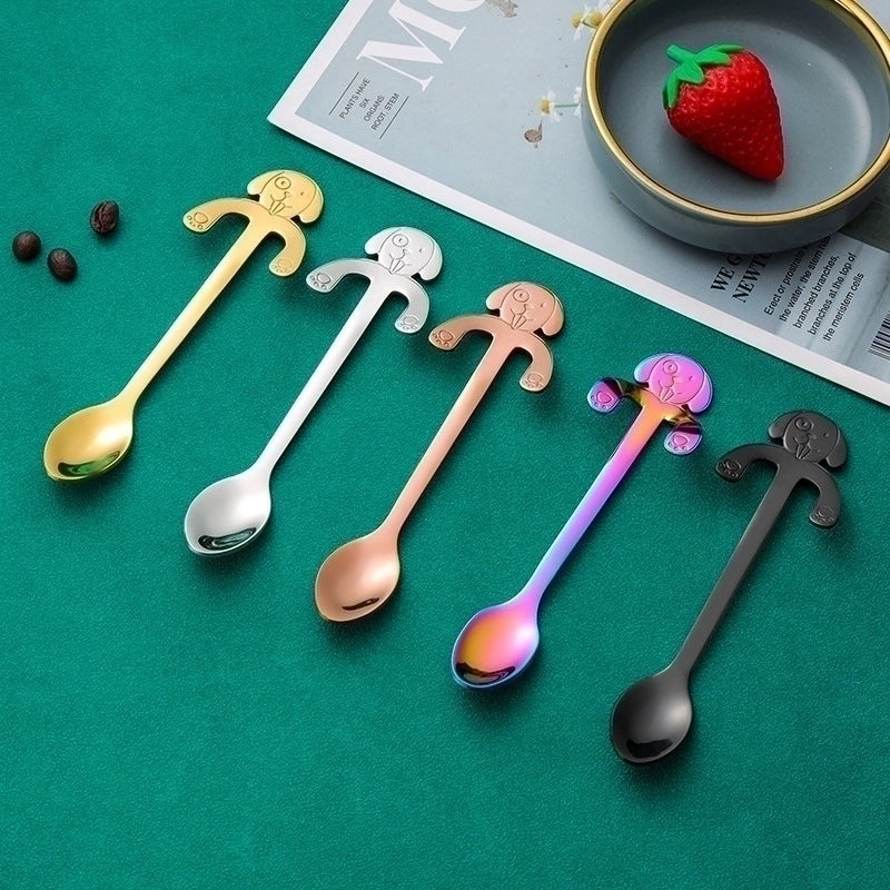 Cute Cartoon Stainless Steel Spoon for Everyday Use|Kitchen & Dining Utensils