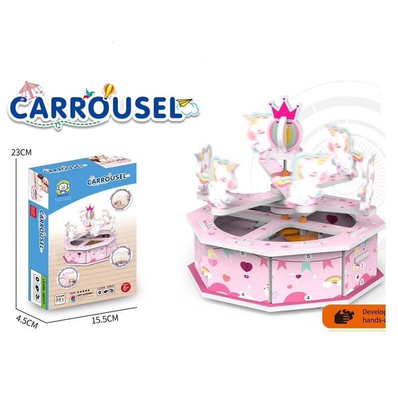 Educational Carousel Paper Toy Set | Learning & Educational Toys