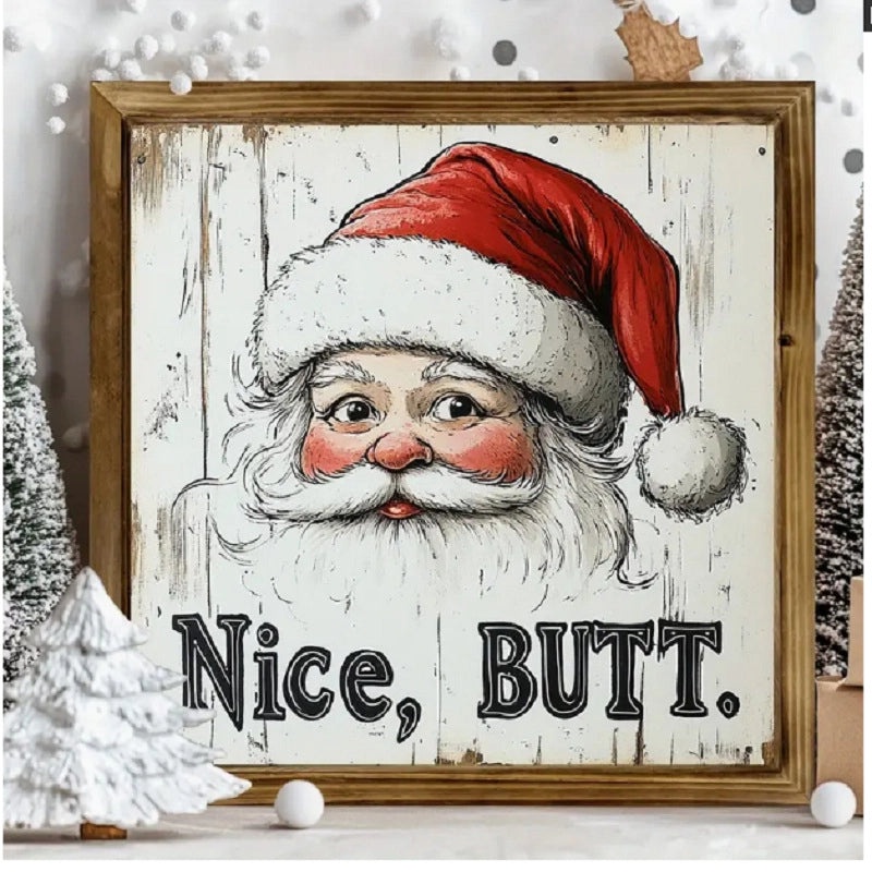 Christmas Santa Snowman Wooden Ornaments Indoor Home Table Decorations|Home Decor