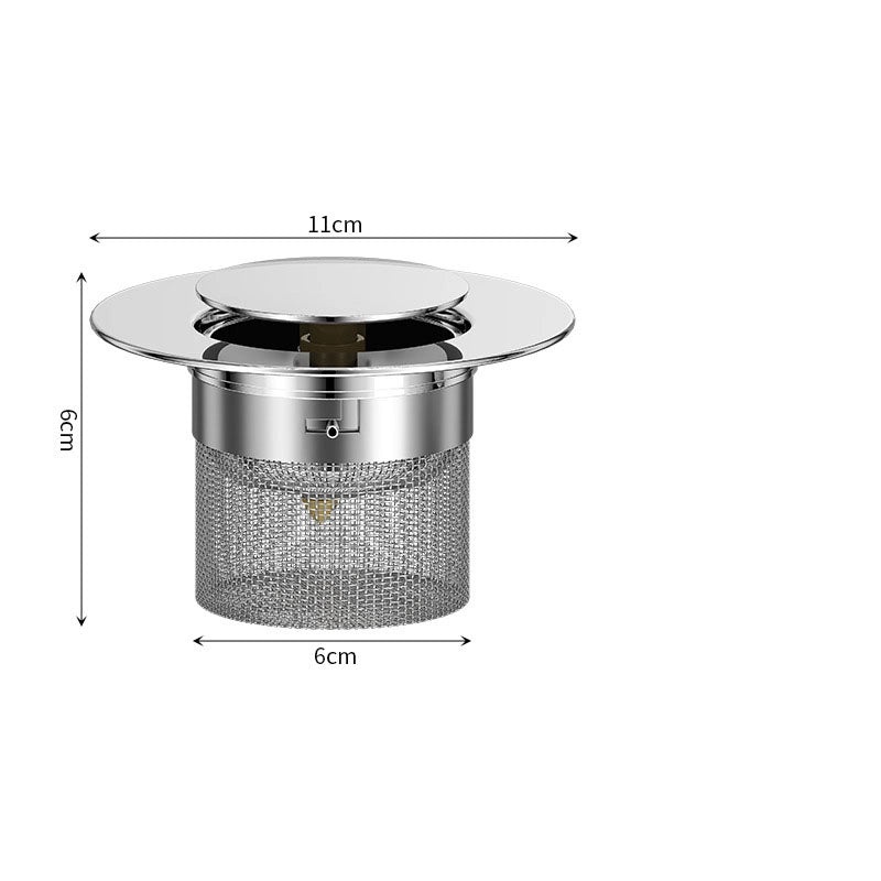 Stainless Steel Kitchen Sink Drain Strainer Net 304 Filter Garbage Catcher Funnel|Kitchen Accessories