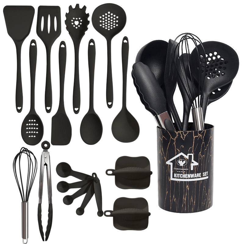 18-Piece Nordic Silicone Spatula Set Non-Stick High Temp Resistant Kitchen Utensils|Kitchenware