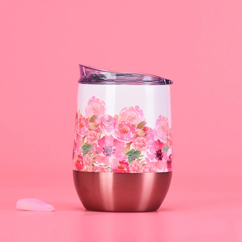 Floral Print Large Capacity Straw Cup 2022 New Fashion | Drinkware & Tumblers