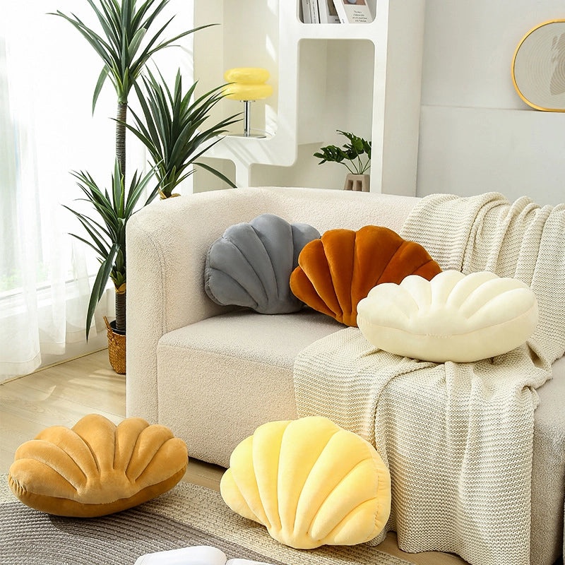 Nordic Creative Spandex Shell Plush Pillow Soft Sofa Car Office Bed Cushion|Home Decor & Cushions