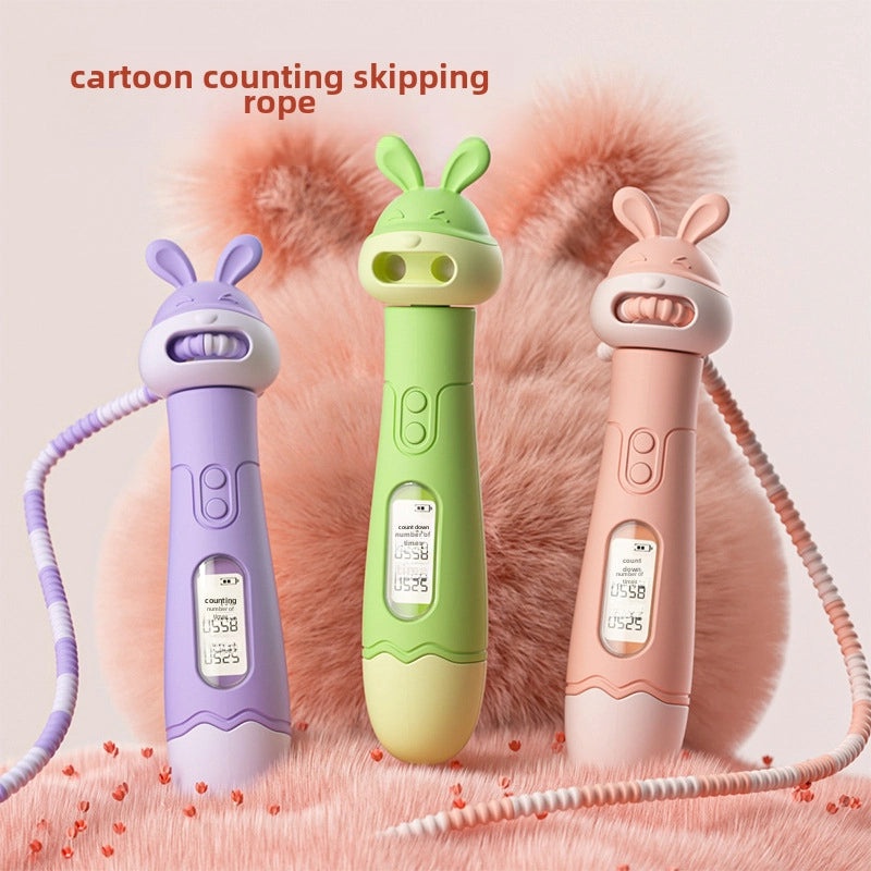 Kids Adjustable Bamboo Bead Jump Rope Cartoon Design for Kindergarten and Primary School Sports|Children's Sports Equipment