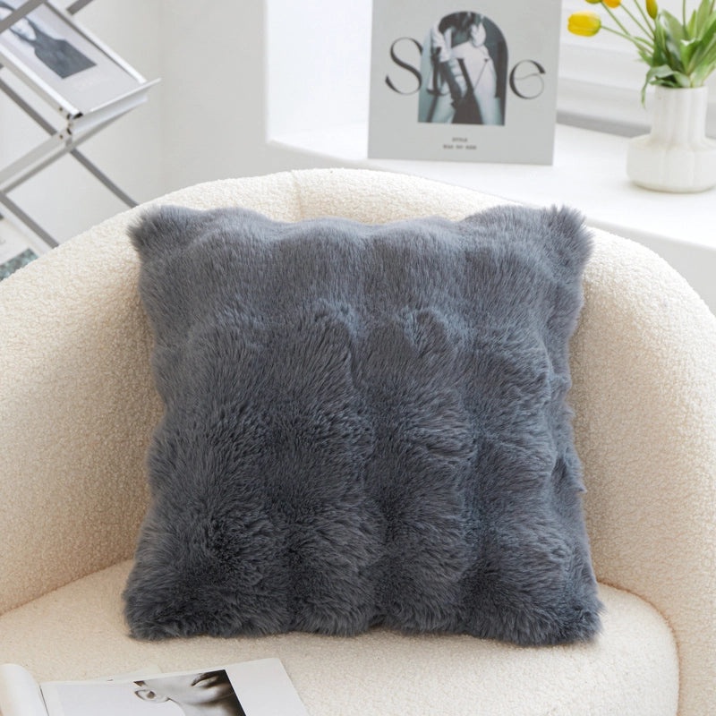 Minimalist Geometric Plush Throw Pillow with PP Cotton Filling for Casual Elegant Home Decor|Home Decor Pillows