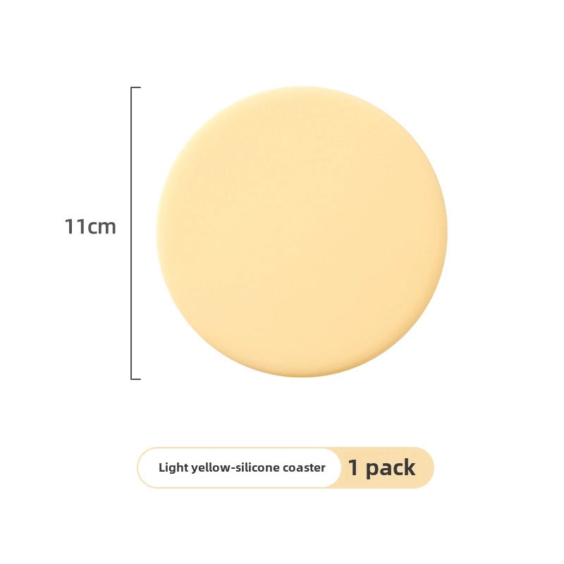 Silicone Insulated Tea Cup Mat Anti-Scald Placemat Dustproof Glass Cover Elegant Dining Table Accessory|Kitchen & Dining Accessories