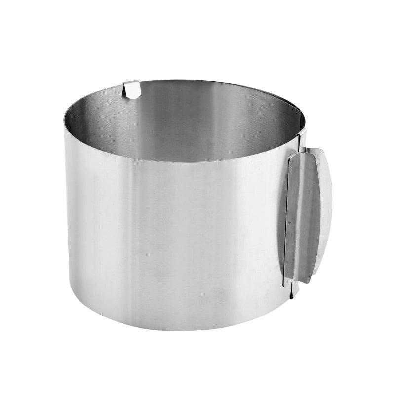 Adjustable Stainless Steel Round Retractable Cake Ring for Mousse and Tiramisu | Baking Tools & Cake Molds