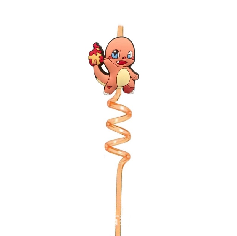 Pokémon Themed Creative Personality Party Decorative Straw|Party Supplies