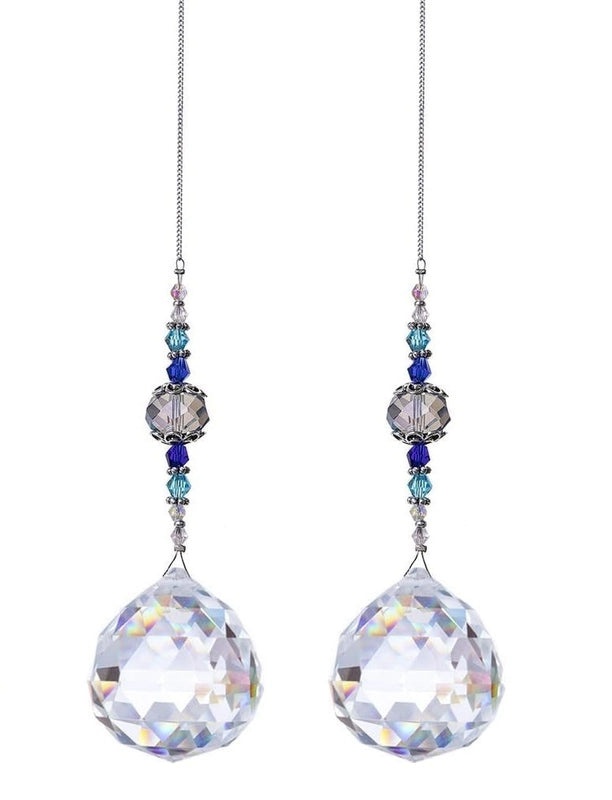 Geometric Crystal Suncatcher Wind Chime | Home Decor
