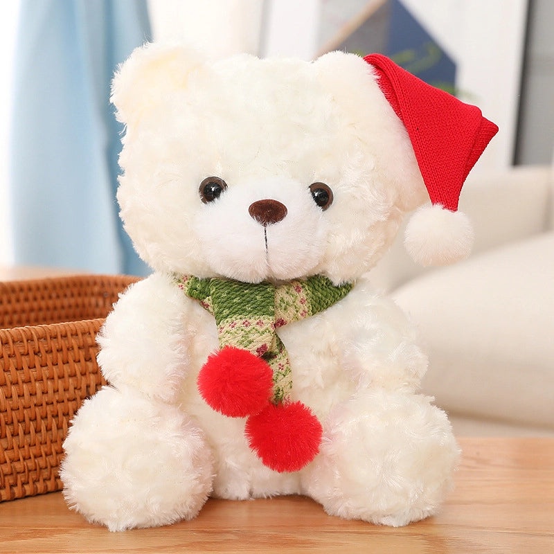 Christmas Plush Bear Stuffed Animal Soft PP Cotton Toy Gift for Kids|Stuffed Animals & Plush Toys
