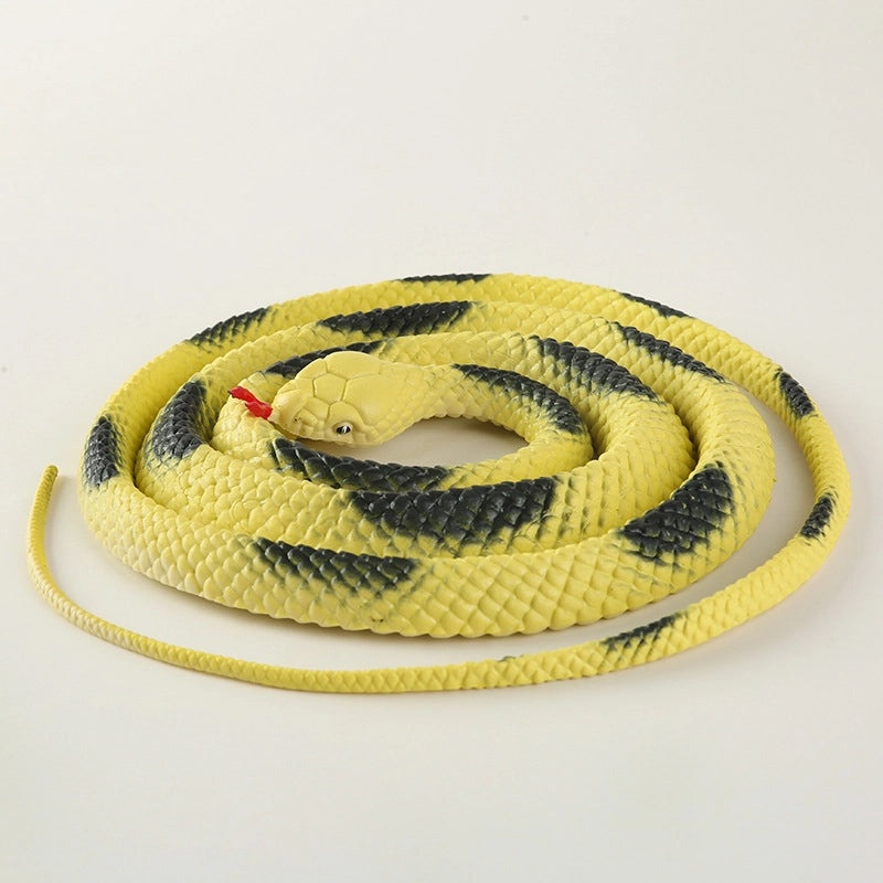 Simulation Snake Soft Rubber Toy for Pranks and Stress Relief | Funny Decompression Toys